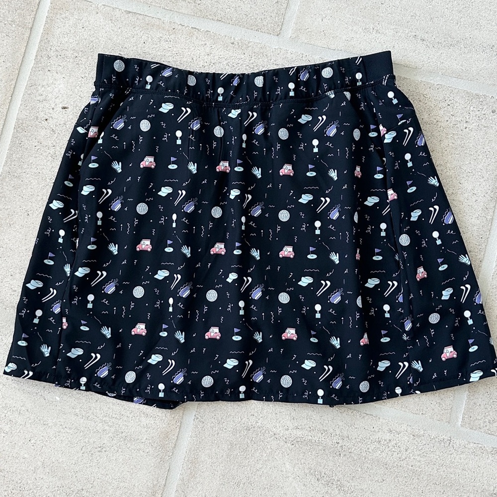 Kyodan Golf Skort w/ Golf Pattern, M